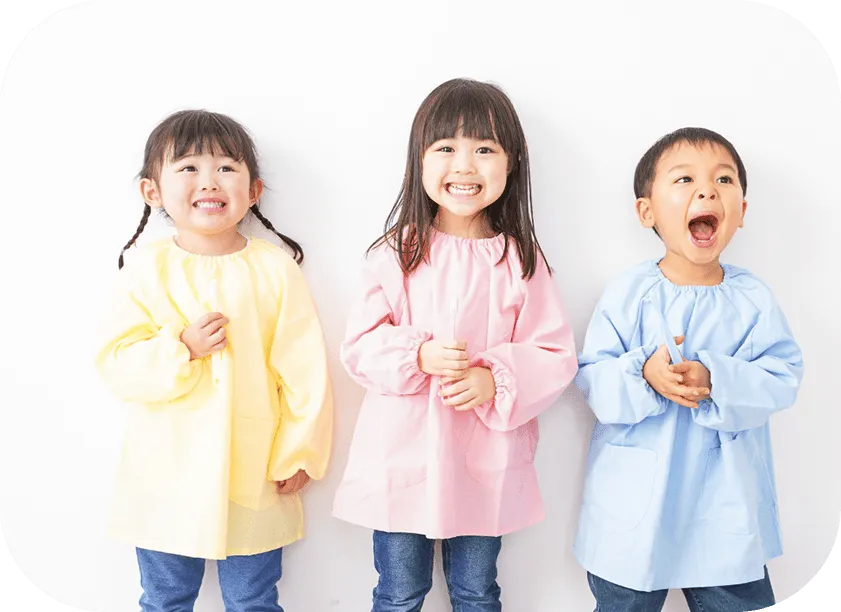 3〜4才の子どもたち