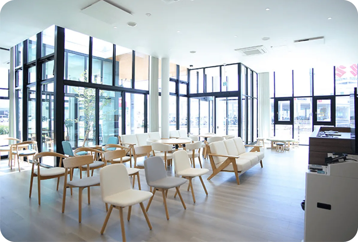 いいじま歯科クリニック待合室